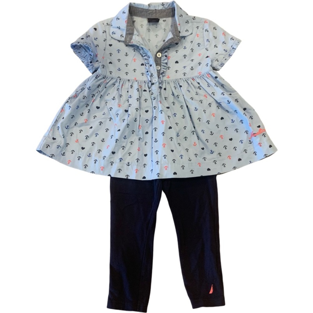 Toddler Girls 2-Piece Nautica Outfit (2T)